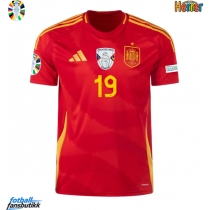 Spania Lamine Yamal #19 Hjemmedrakt EM 2024 Kortermet